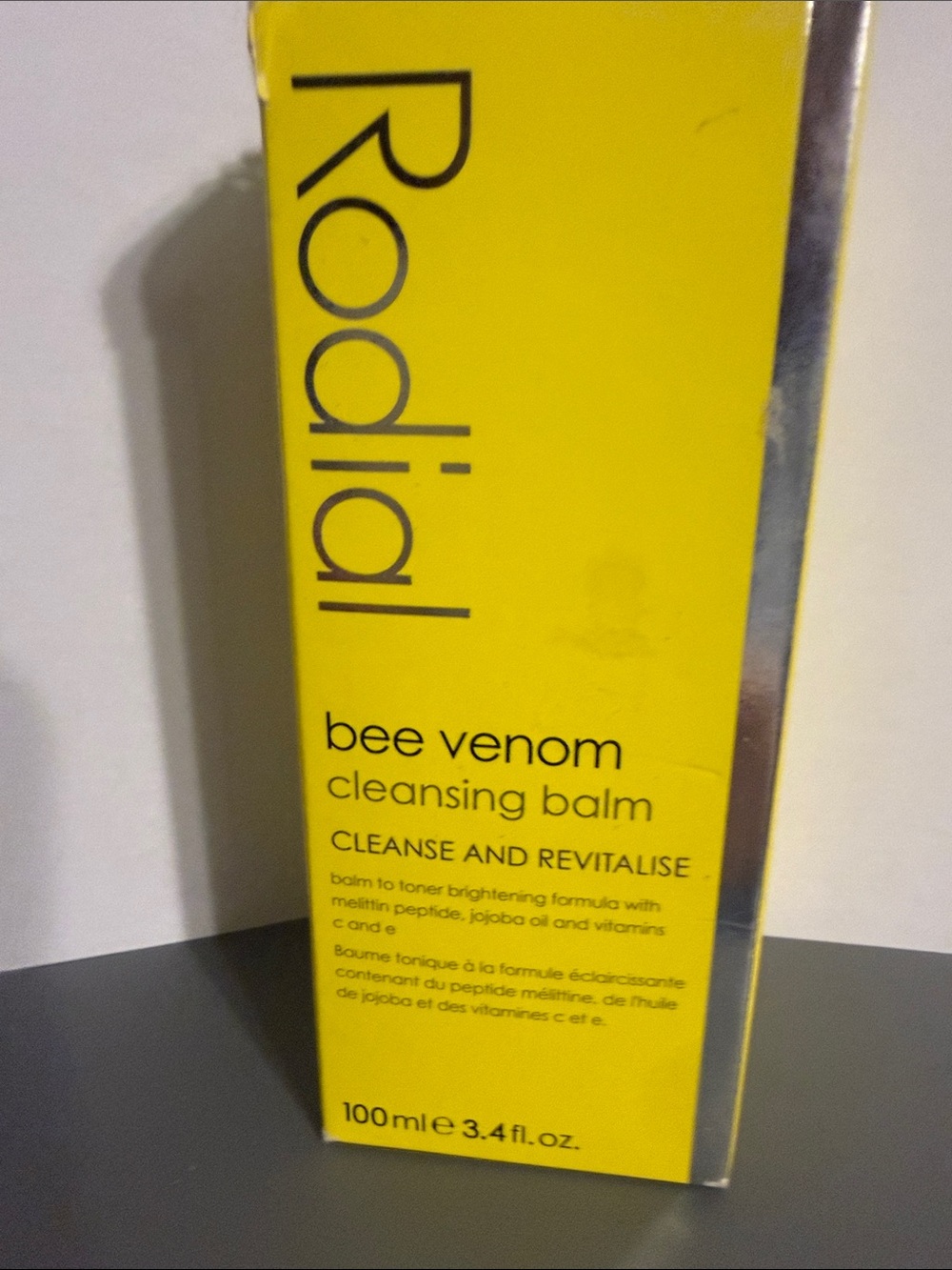 Rodial Bee Venom Cleansing Balm — Yellow Packaging